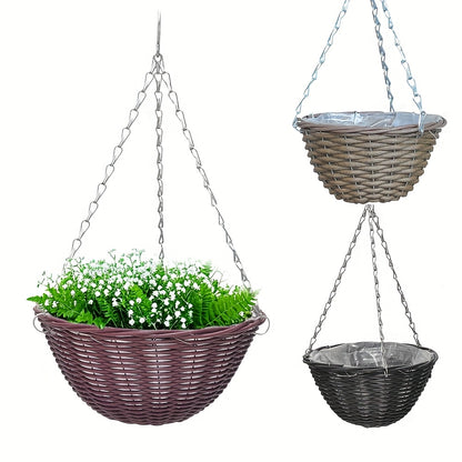 1pk-2st Hängkorgar Vävd - 41/48/55/58cm- 3 Olika Färger - CC Krukan