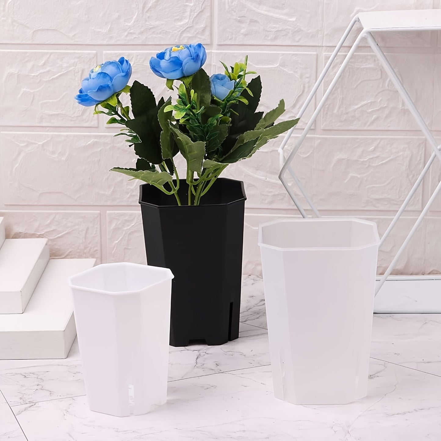 5st Blomkrukor - 2 Olika Färger