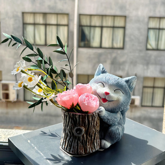 Katt Blomkruka - 13cm - CC Krukan