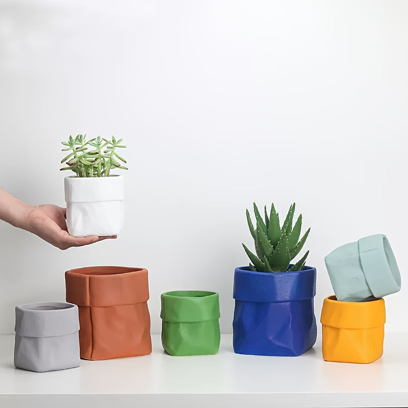 Blomkruka med bricka - 11cm - CC Krukan