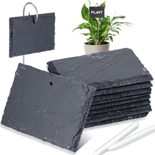 1pk-10/15st Hängande Skylt + 2st Kritor - 40cm - CC Krukan