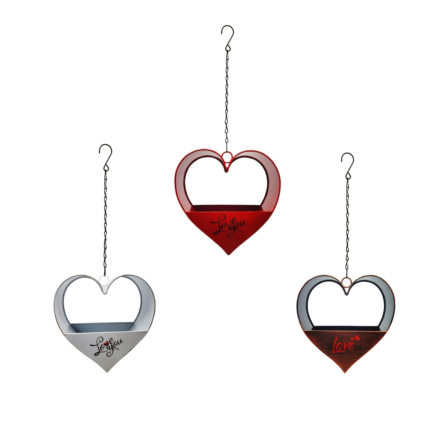 Hjärtformad Blomkruka - 48cm - 3 Olika Färger - CC Krukan