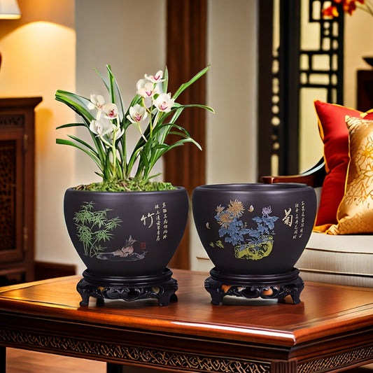 Blomkruka - 4 Olika Målningar