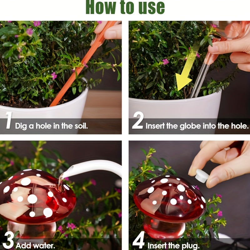 1pk-3st Svampar Självbevattnande - 21cm - CC Krukan