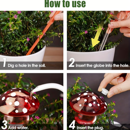 1pk-3st Svampar Självbevattnande - 21cm - CC Krukan