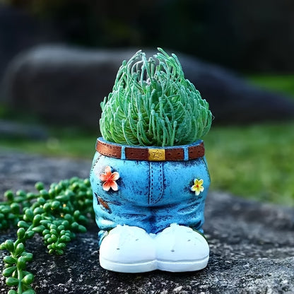 Jeans Blomkrukor - 4 Modeller - CC Krukan