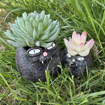Katt Monster Blomkruka - 9cm - CC Krukan