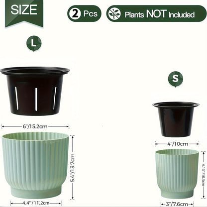 5st Blomkrukor - 2 Olika Färger