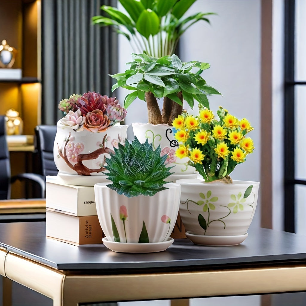 4st Blomkrukor - 3 Olika Färger