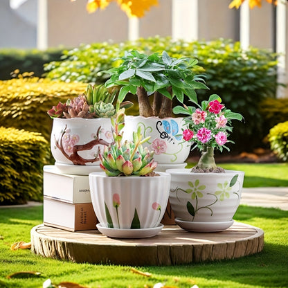 4st Blomkrukor - 3 Olika Färger