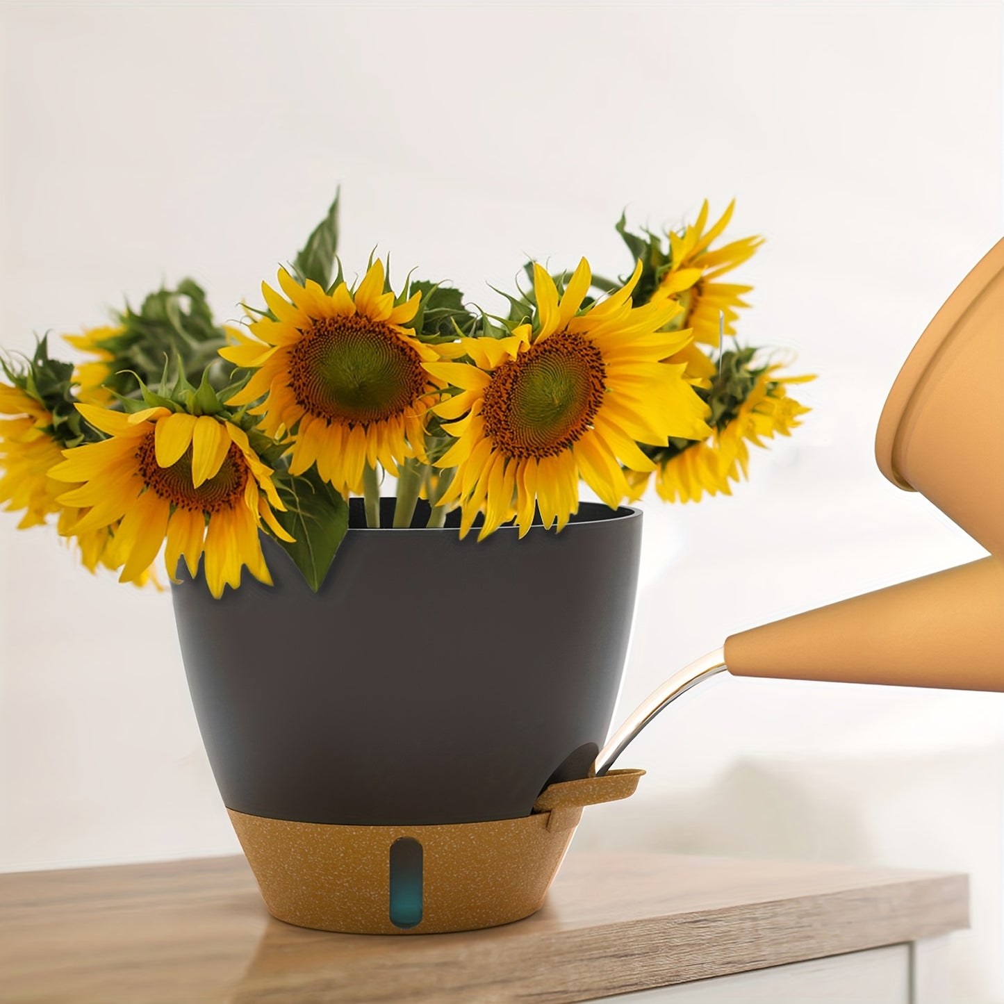 1pk-2st Självbevattnande Krukor - 17,5/21cm - 3 Olika Färger - CC Krukan