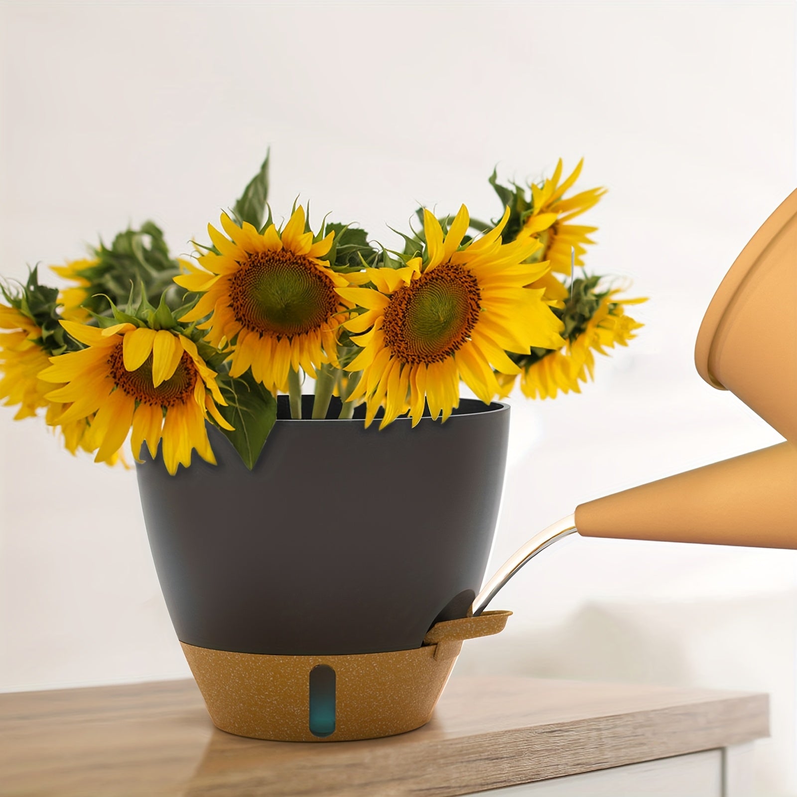 1pk-2st Självbevattnande Krukor - 17,5/21cm - 3 Olika Färger - CC Krukan