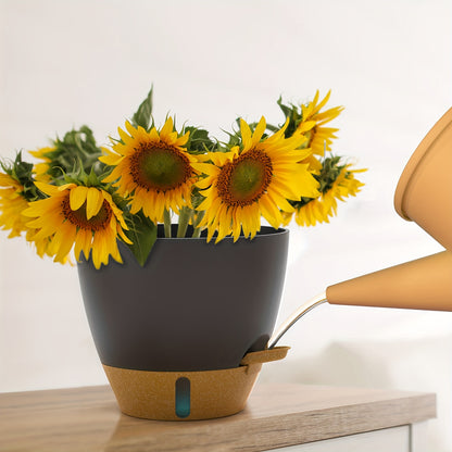 1pk-2st Självbevattnande Krukor - 17,5/21cm - 3 Olika Färger - CC Krukan