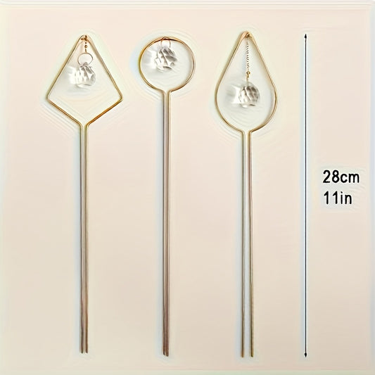 1pk-3st Kristallglas Pinnar - 28cm - CC Krukan
