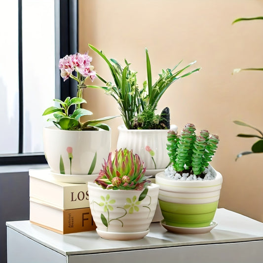 4st Blomkrukor - 3 Olika Färger