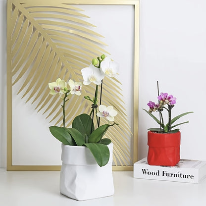 Blomkruka med bricka - 11cm - CC Krukan