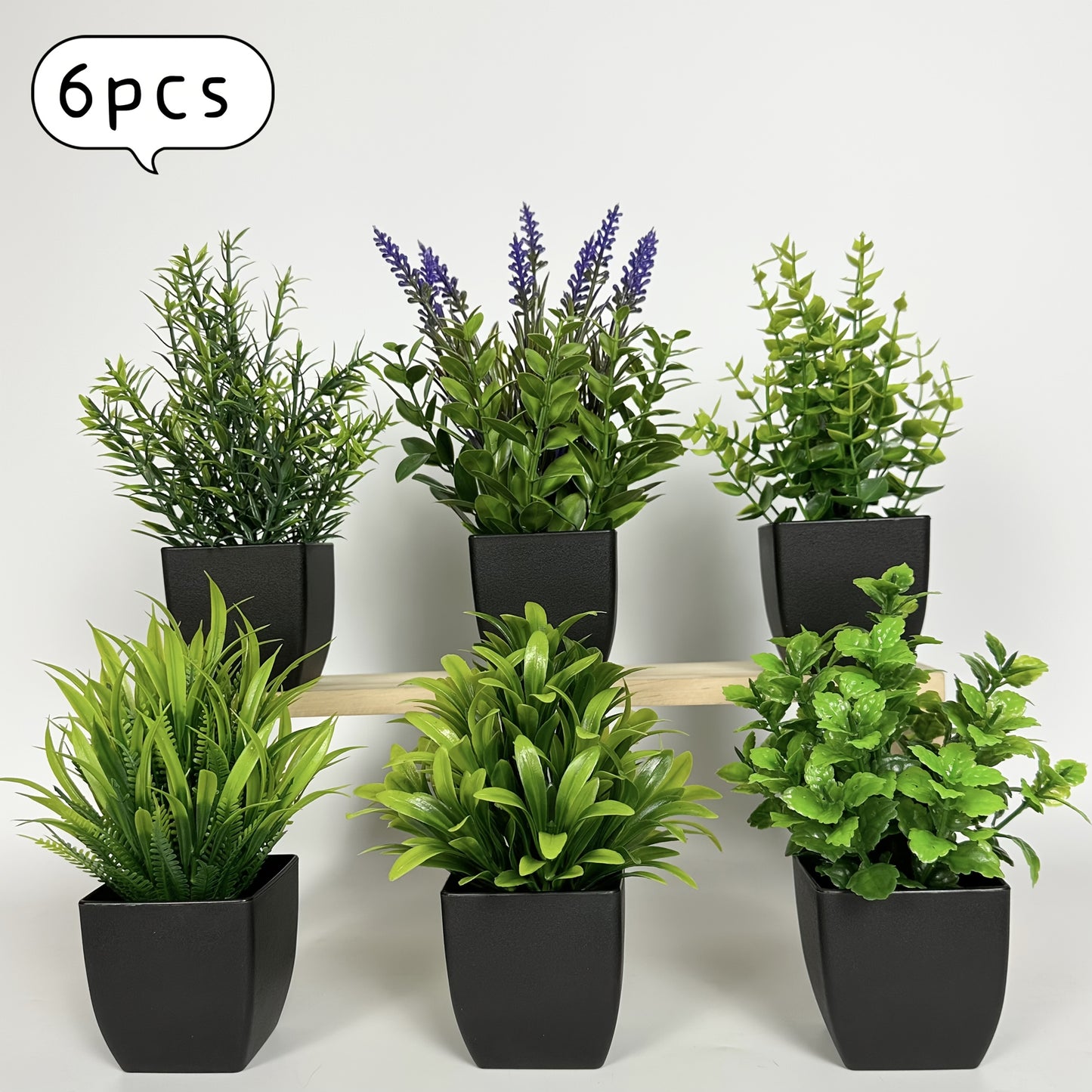 6st Blomkrukor + Växt