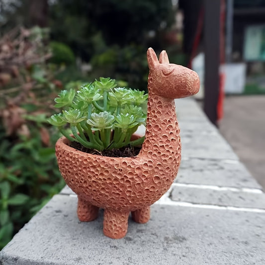 Lamadjur Blomkruka - 15cm - CC Krukan