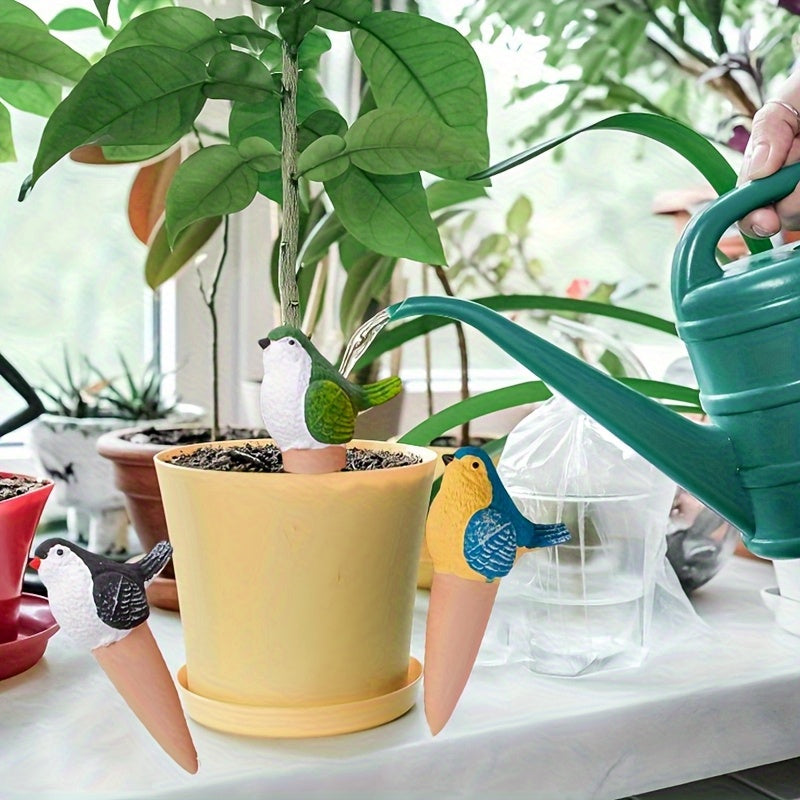 1pk-4st Fåglar Självbevattning - 16cm - CC Krukan