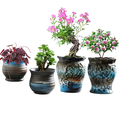 1pk-4st Blomkrukor - 13cm - CC Krukan