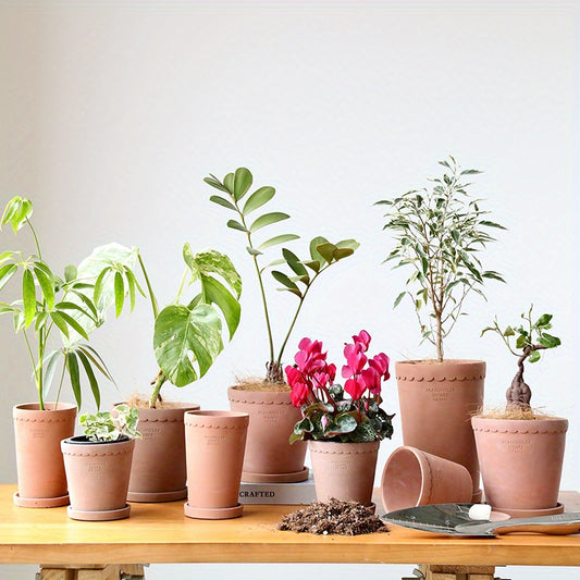 Blomkruka med Bricka - 11/15/15/20cm - CC Krukan