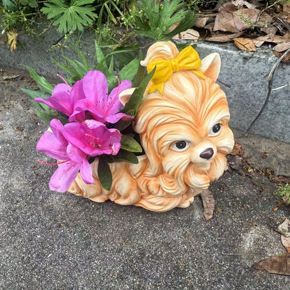 Hund Blomkruka - 15cm - CC Krukan