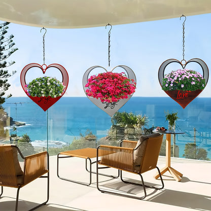 Hjärtformad Blomkruka - 48cm - 3 Olika Färger - CC Krukan