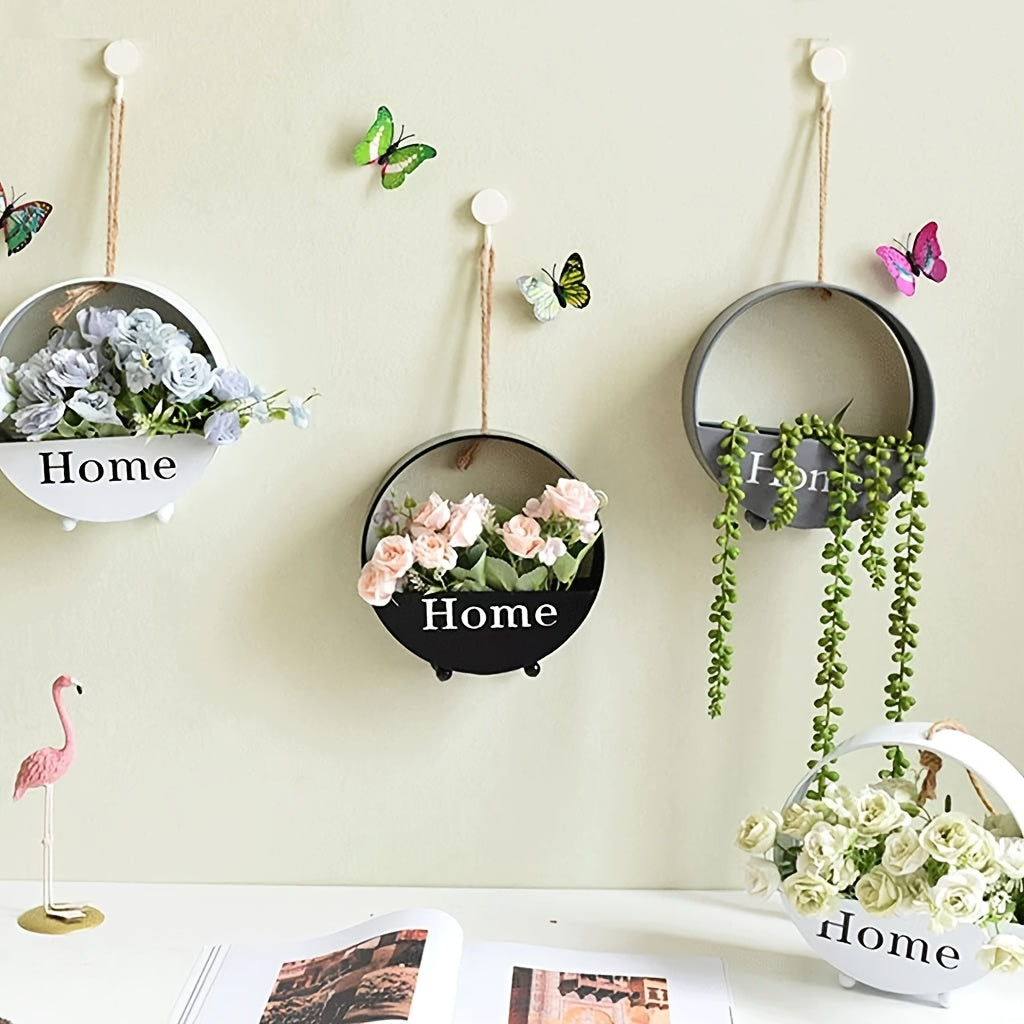 Hängande Järnverk - Home - 40cm - 3 Olika Färger - CC Krukan