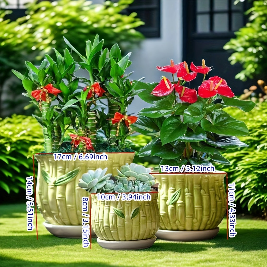 3st Blomkrukor - 3 Olika Färger