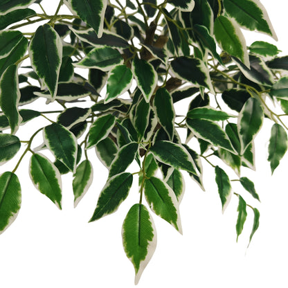 Gröna & Vita Blad Träd - 42cm - CC Krukan