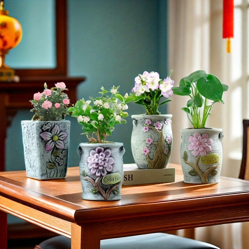 1pk-4st Blomkrukor - 13cm - CC Krukan