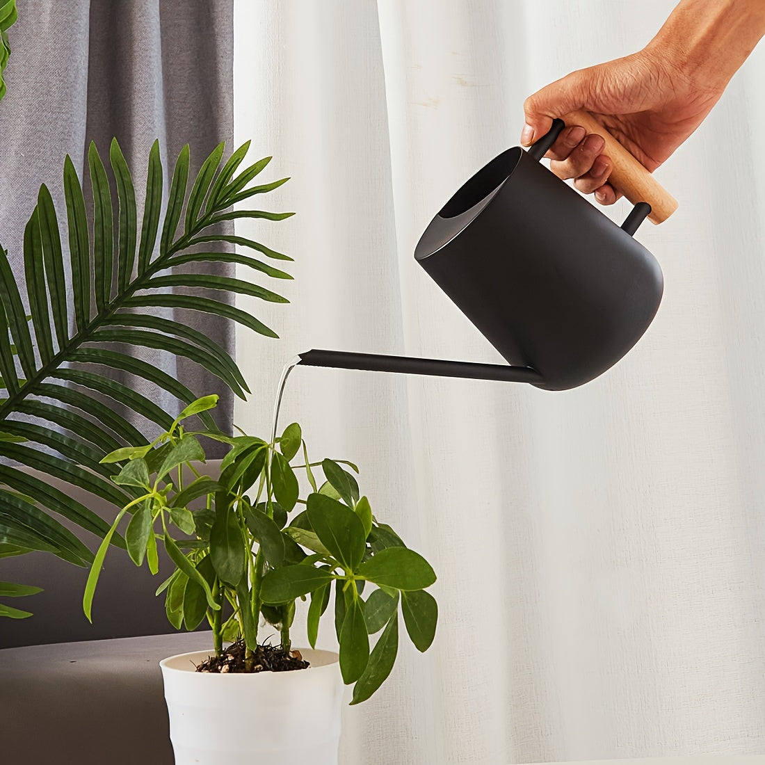 1l Rostfri Vattenkanna - 13cm - 3 Olika Färger - CC Krukan