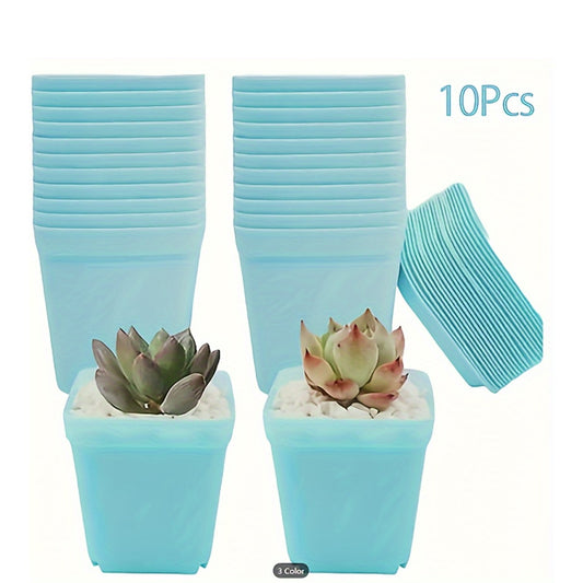 10st Blomkrukor - 3 Olika Färger