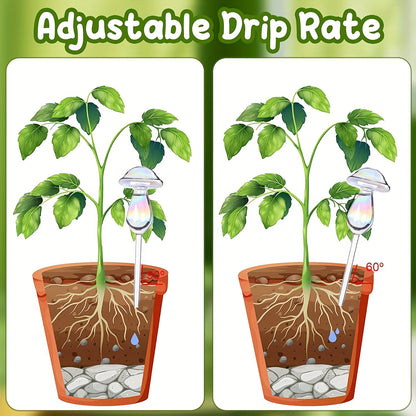 1pk-4st Svampar Självbevattning - 23cm - CC Krukan