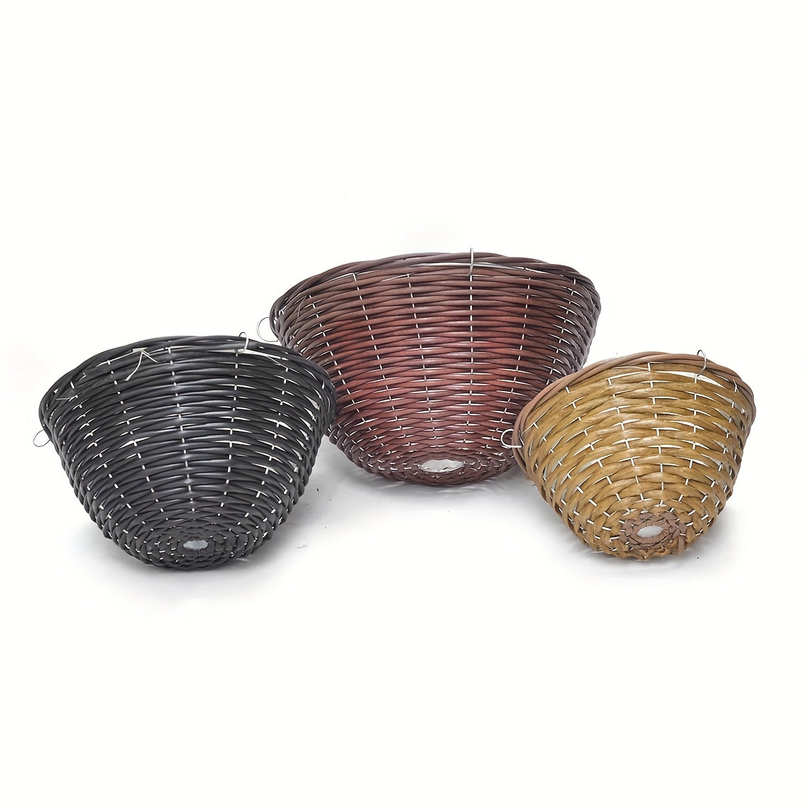 1pk-2st Hängkorgar Vävd - 41/48/55/58cm- 3 Olika Färger - CC Krukan