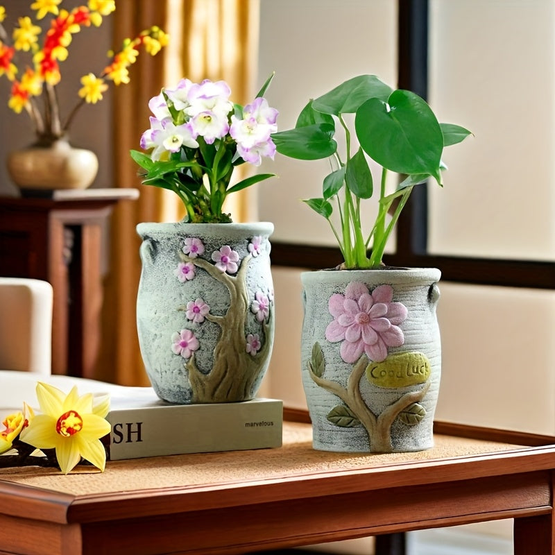 1pk-4st Blomkrukor - 13cm - CC Krukan