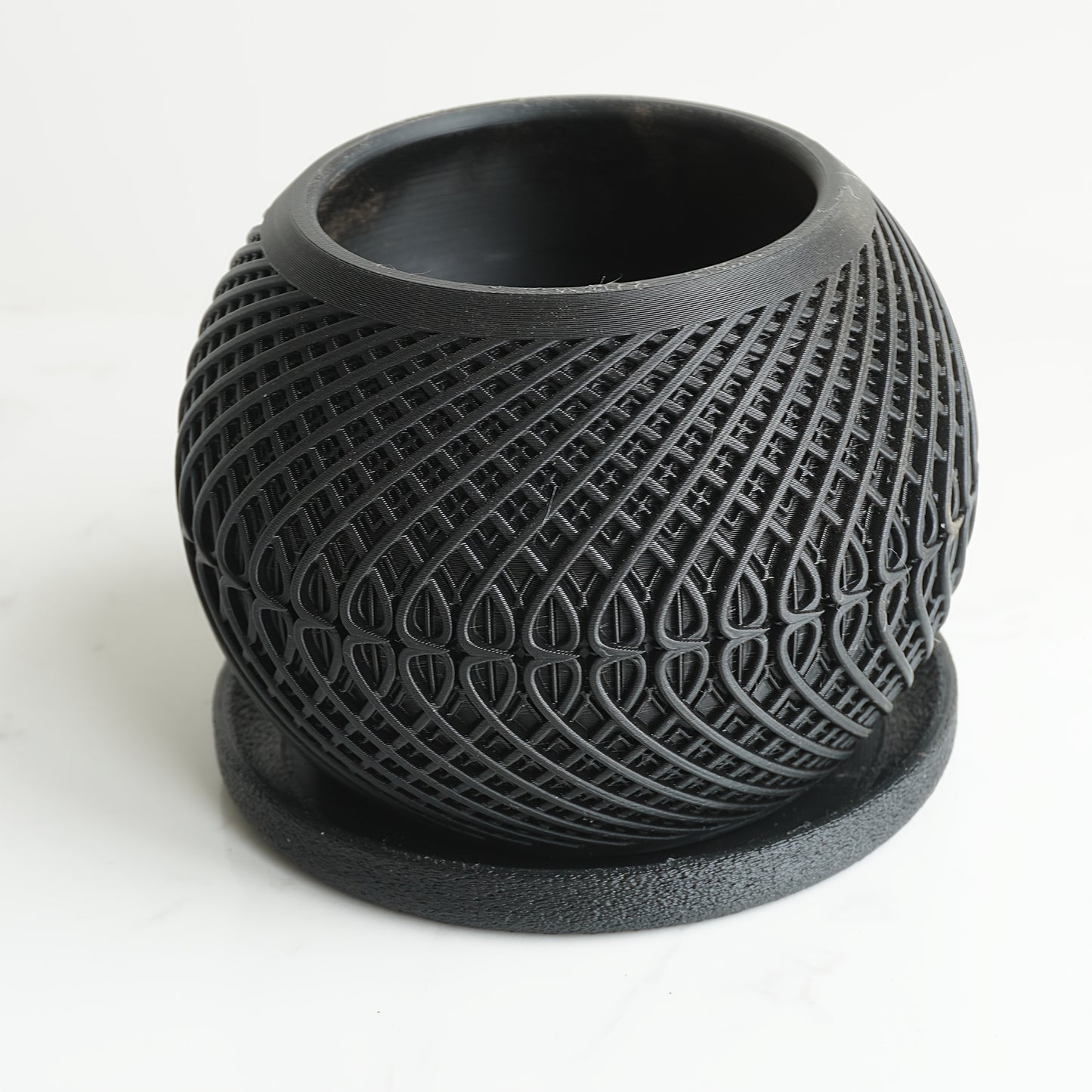 Skrivbords Blomkruka med Bricka - 11cm - CC Krukan