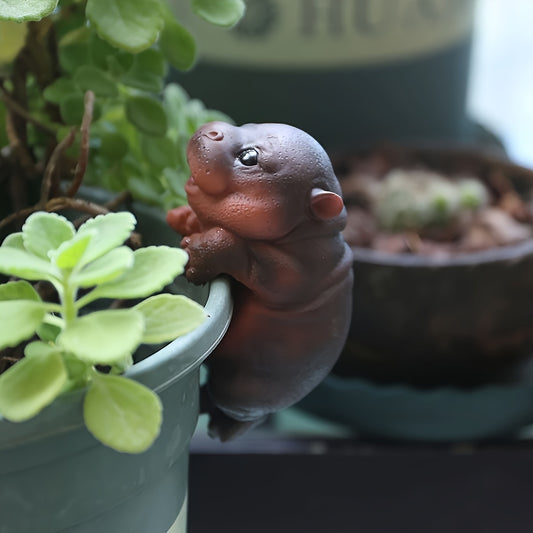 Hängande Flodhäst - 9cm - CC Krukan