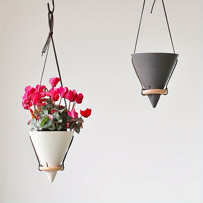 Hängande Triangulär Kruka - 45cm - 2 Olika Färger - CC Krukan