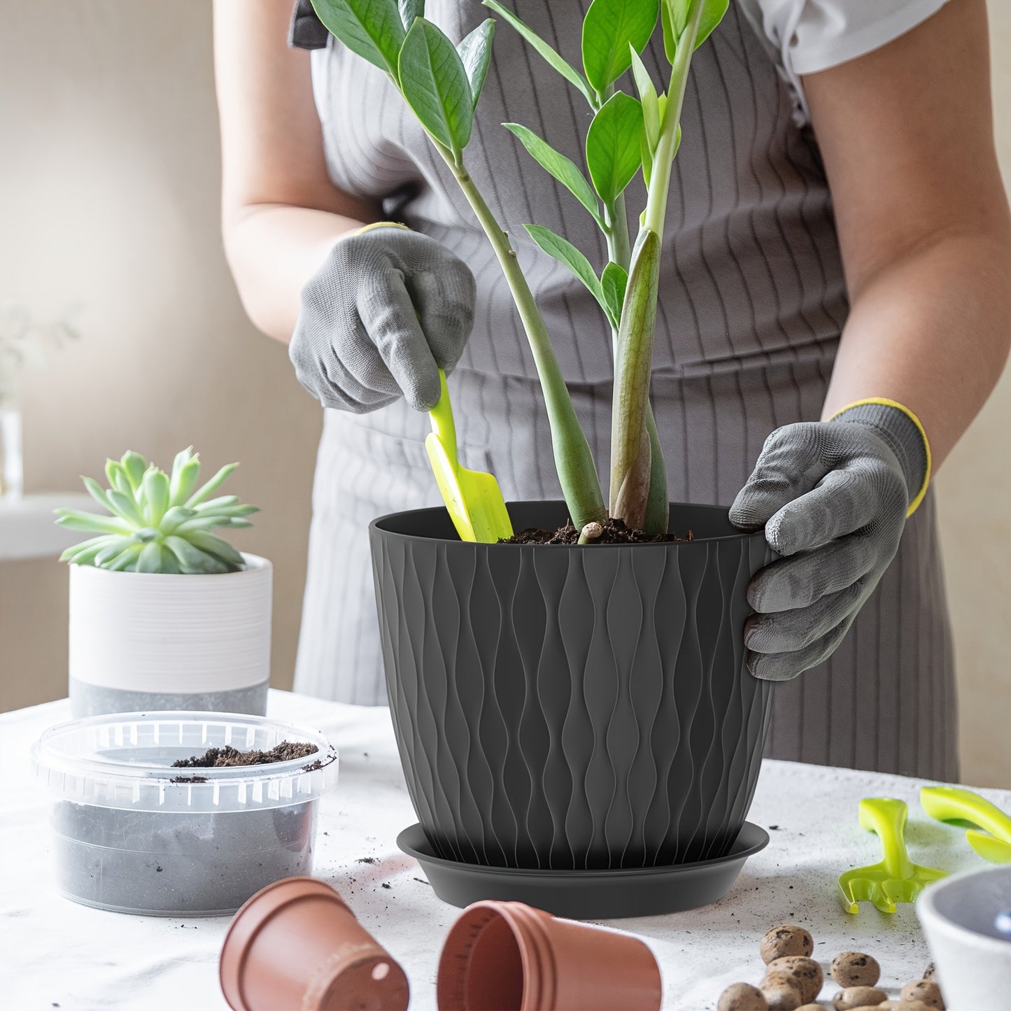 3st Blomkrukor - 4 Olika Färger