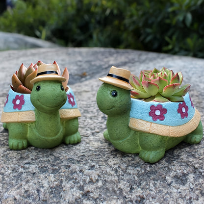 Sköldpadds Blomkruka - 8cm - CC Krukan