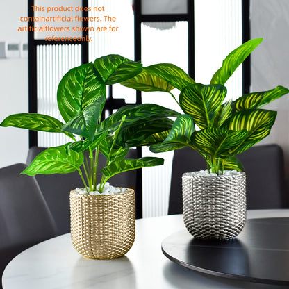 Metall Blomkruka - 13cm - 4 Sorter & 2 Olika Färger - CC Krukan