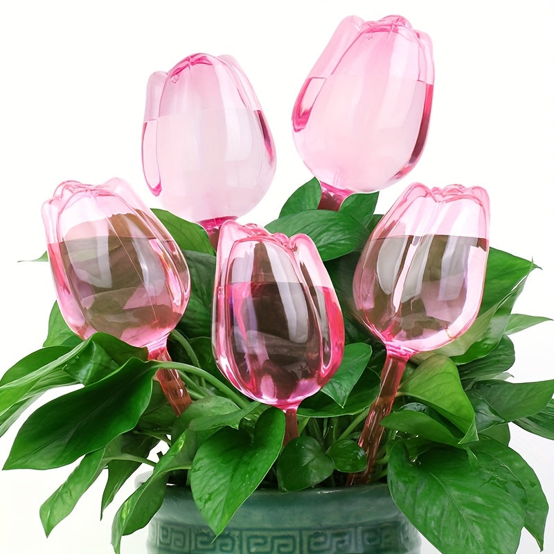 1pk-2/5st Tulpanformad Självbevattning - 24cm - 2 Olika Färger - CC Krukan