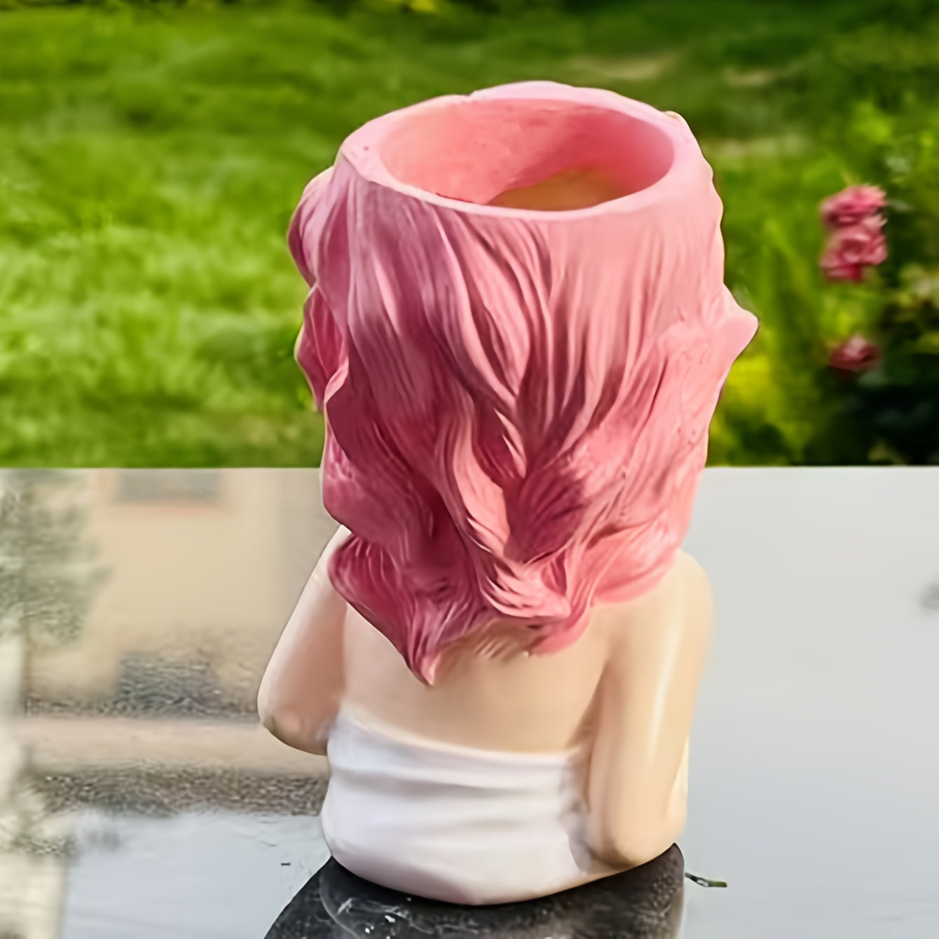 Kvinna Blomkruka - 12cm - 2 Olika Färger - CC Krukan
