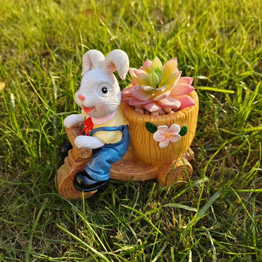 Kanin Blomkruka - 14,5cm - CC Krukan
