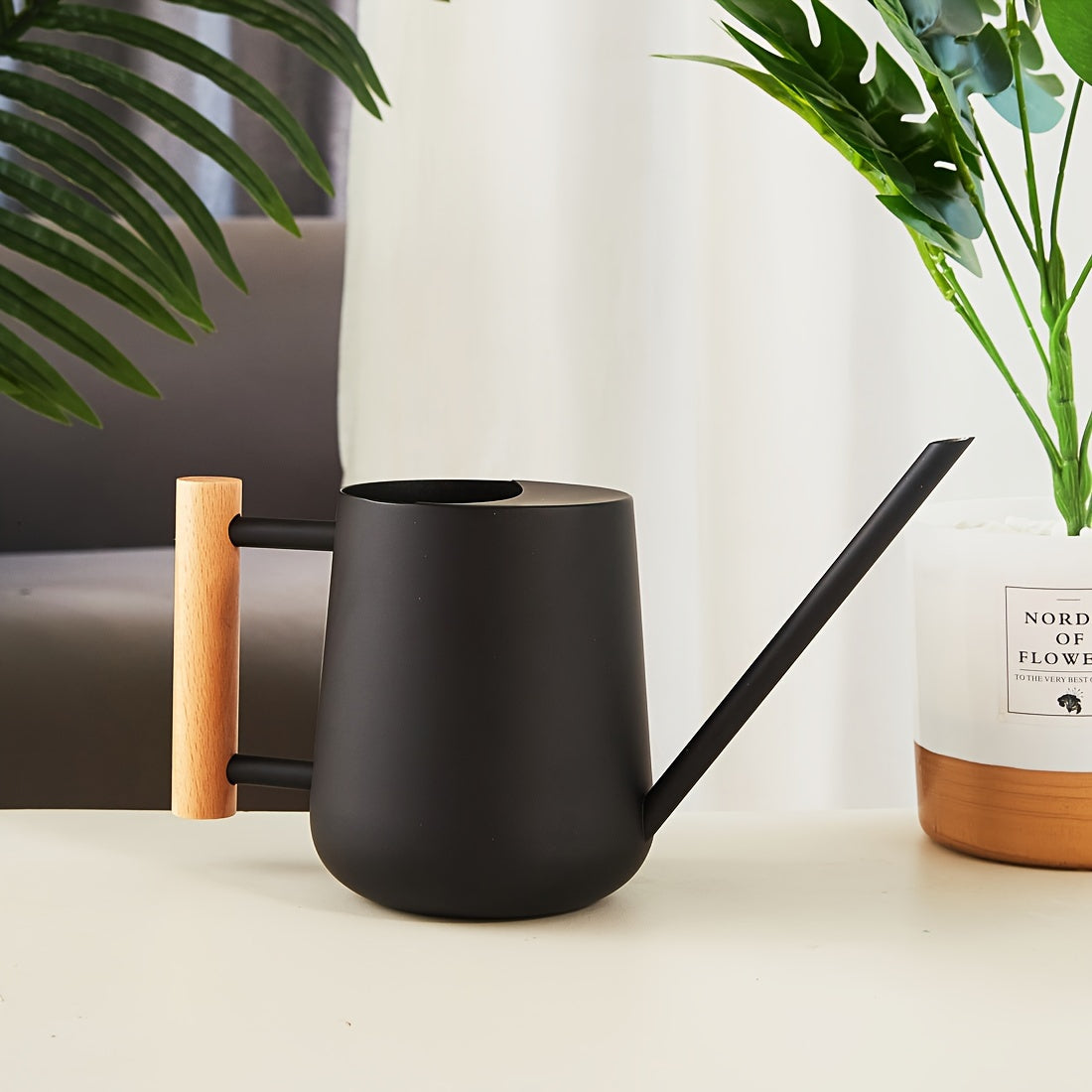 1l Rostfri Vattenkanna - 13cm - 3 Olika Färger - CC Krukan