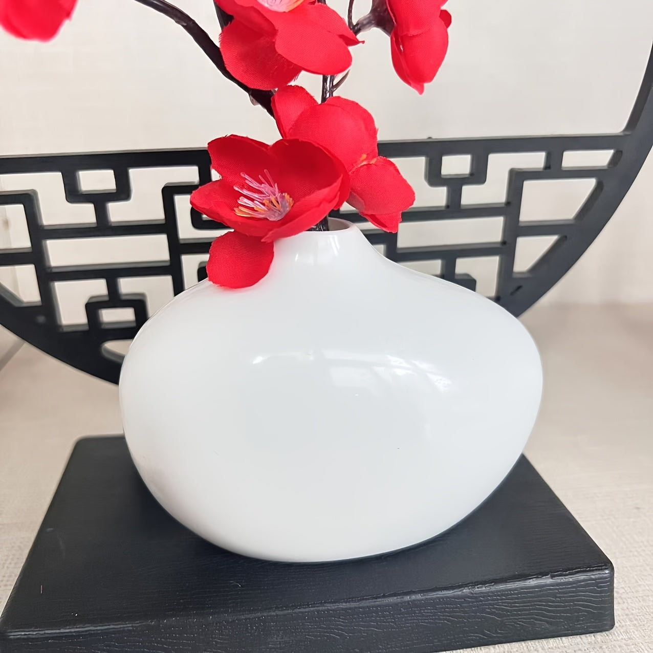 2st Blomkrukor + Blomma - 3 Olika Färger