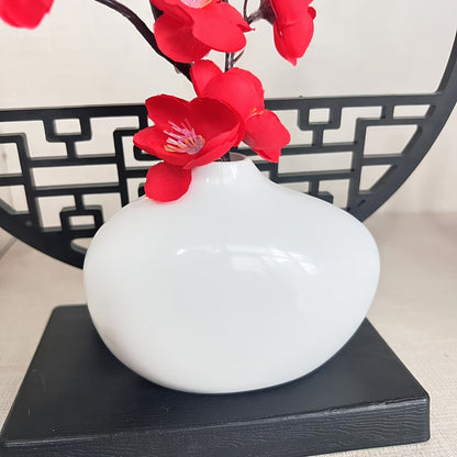 2st Blomkrukor + Blomma - 3 Olika Färger