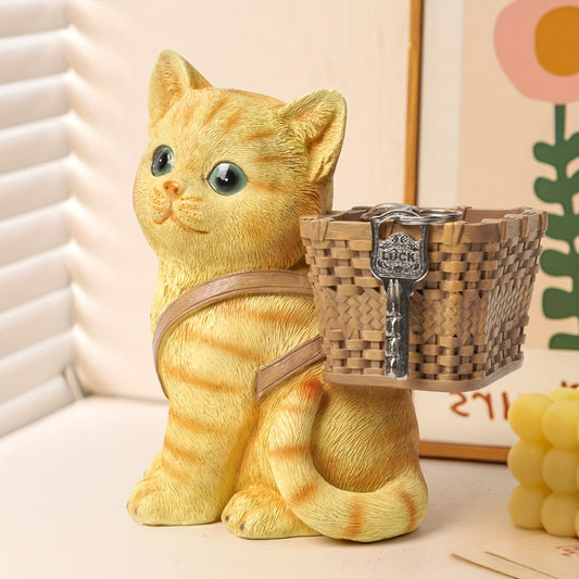 Katt Blomkruka - 15,5cm - 2 Olika Färger - CC Krukan