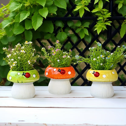 Svamp Blomkruka - 13cm - 3 Olika Färger - CC Krukan